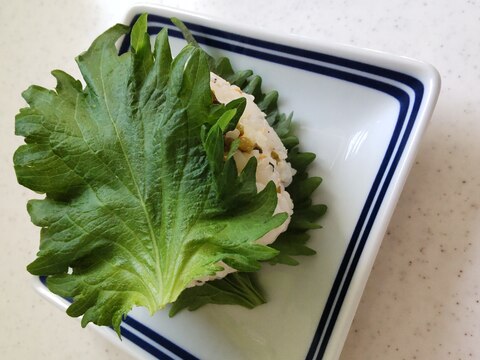 しらすと高菜de大葉のおにぎり☆